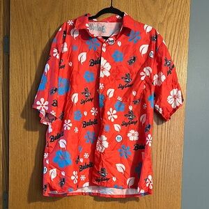Beloit Skycarp MiLB Hawaiian Button Down Shirt